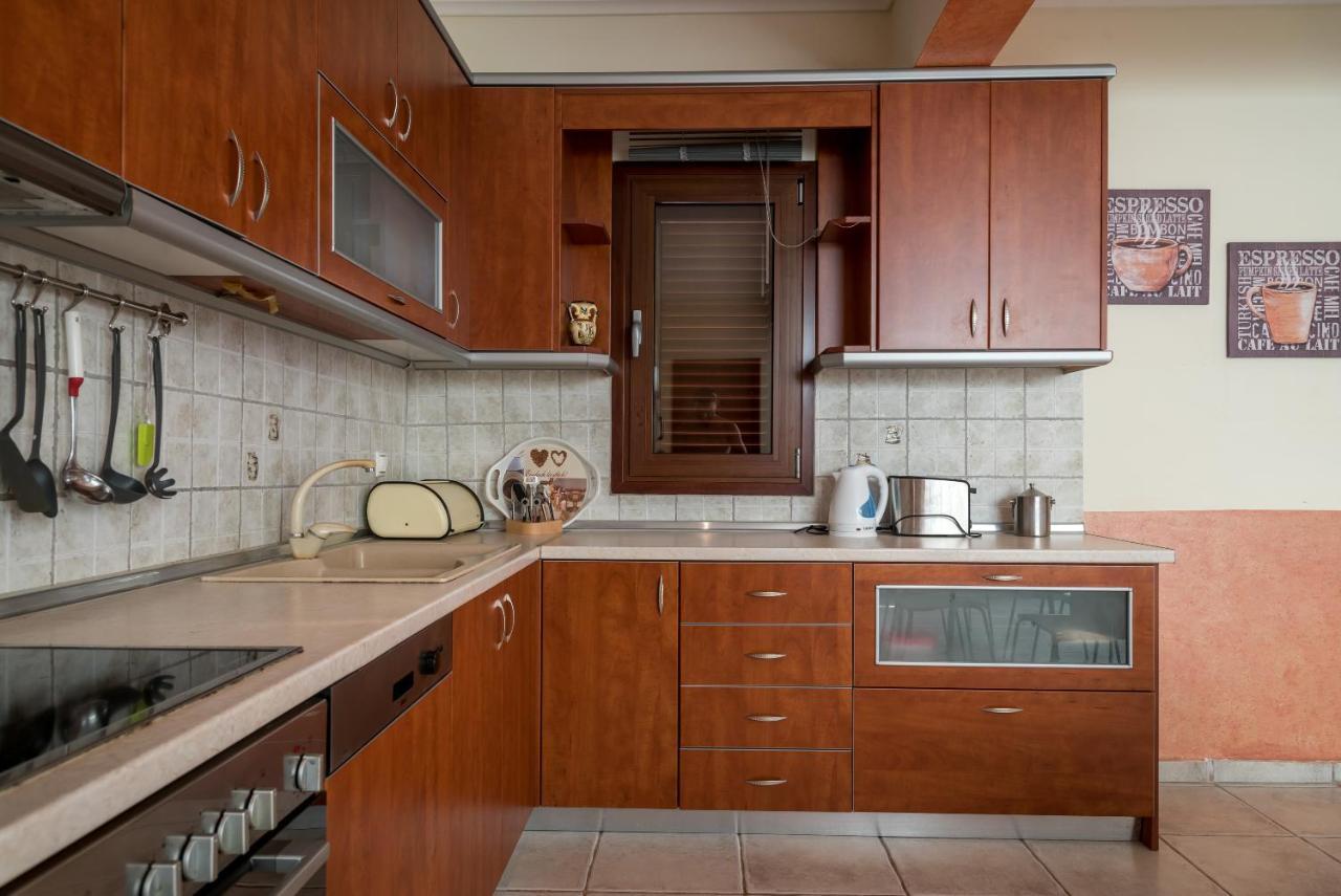 Blue Thea Luxury Villa In Afitos Luaran gambar